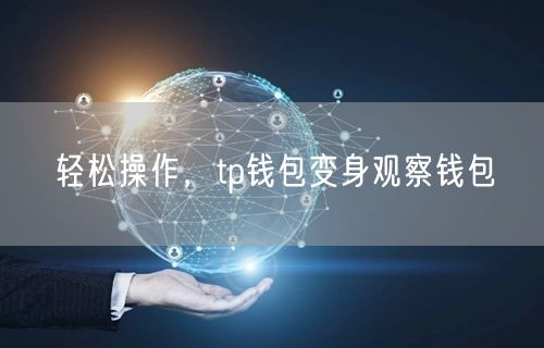 轻松操作，tp钱包变身观察钱包(图1)