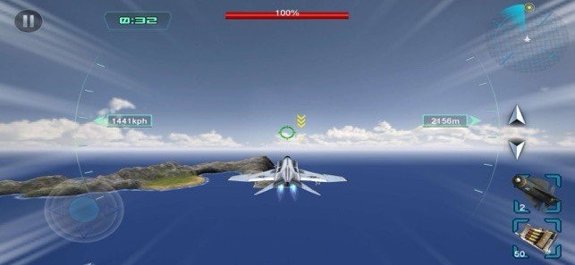 空战下载手机版游戏中心-空战狂飙：3D逼真画面，多样武器任你选